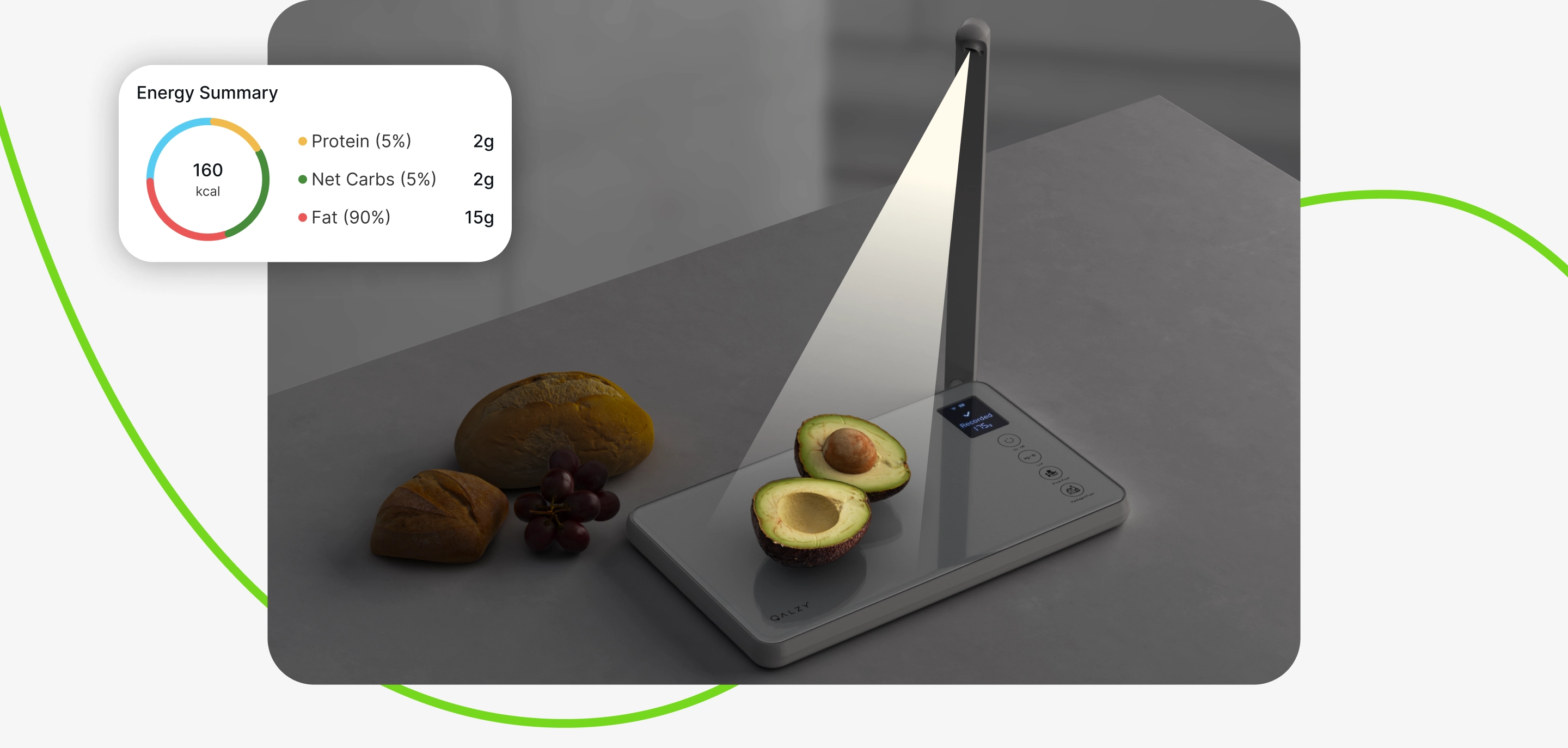 fruits on scale