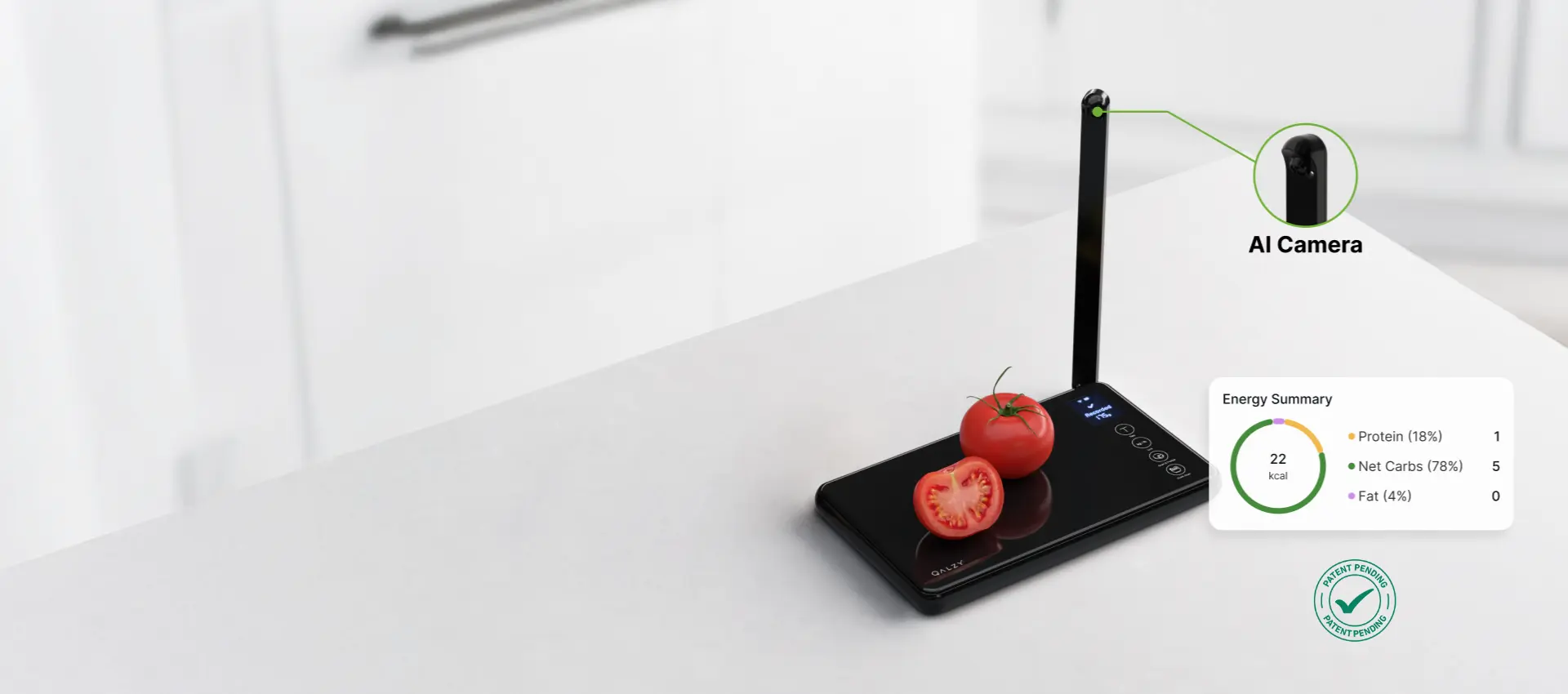 Qalzy AI Kitchen Scale